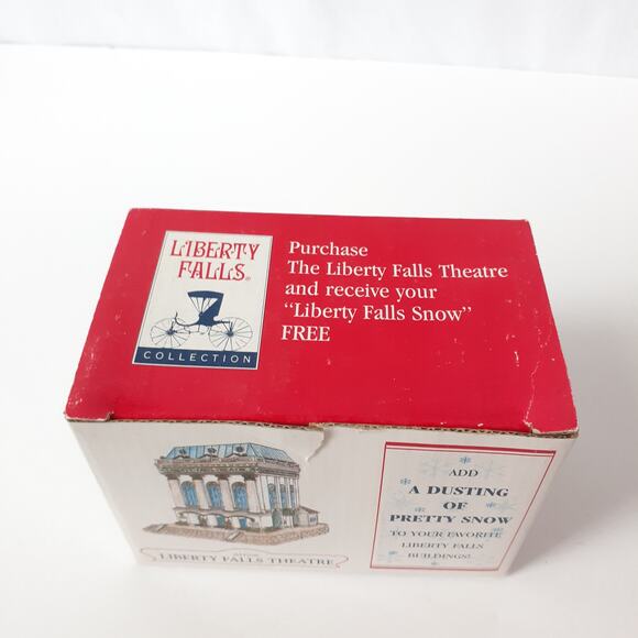 Liberty Falls Collection NEW Liberty Falls Theatre AH208 with Dusting Snow Mini - Picture 10 of 13